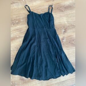 Old Navy Black Midi Dress